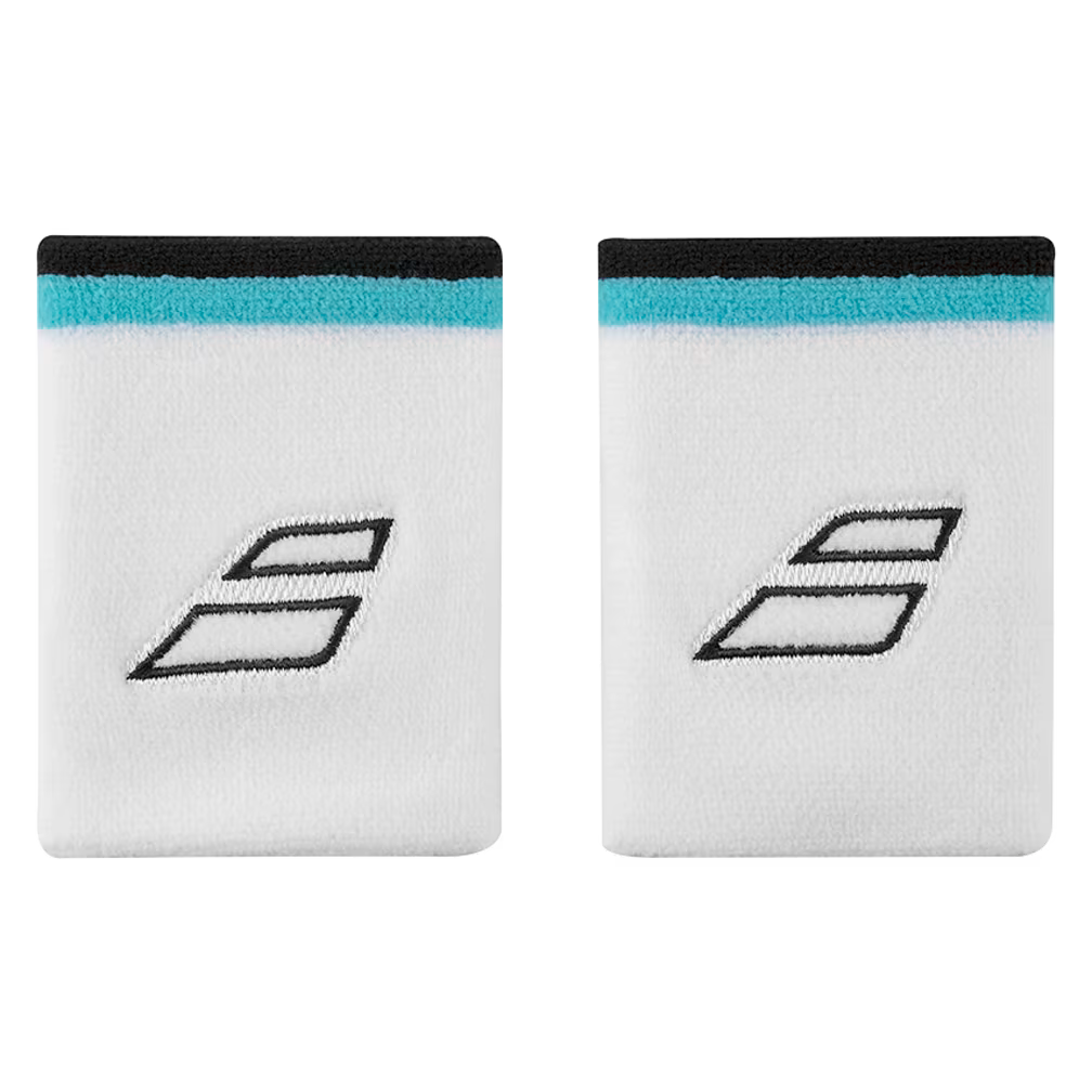 Muñequera Blanco/Azul Babolat