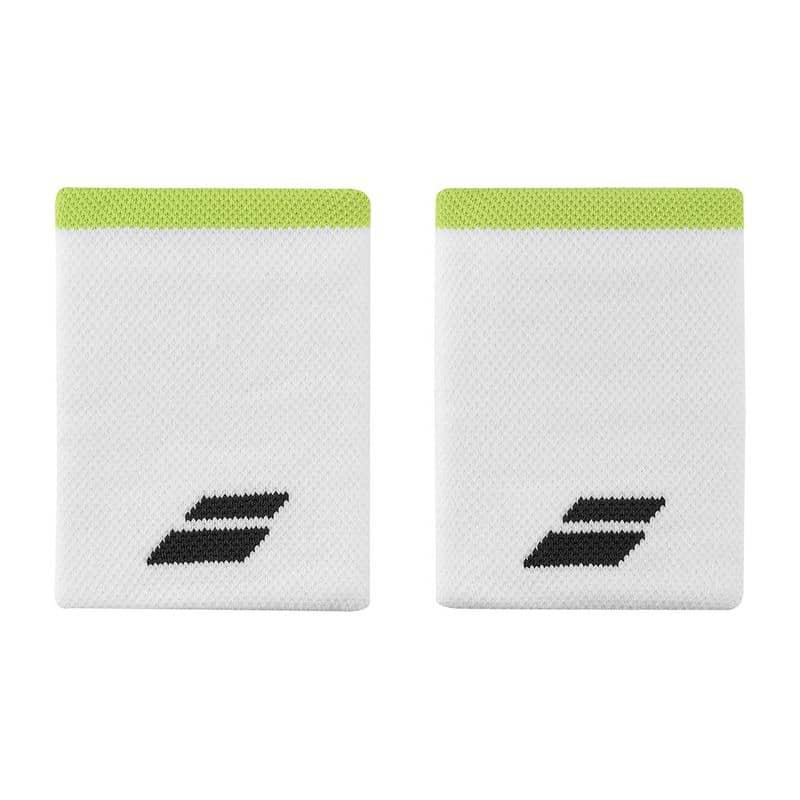 Muñequera Blanco/Verde Babolat