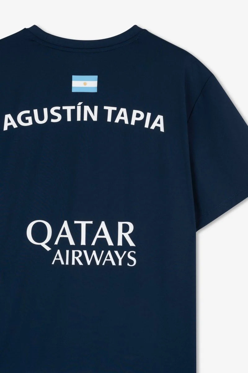CAMISETA NOX SPONSORS AT10 AZUL MARINO DE AGUSTÍN TAPIA