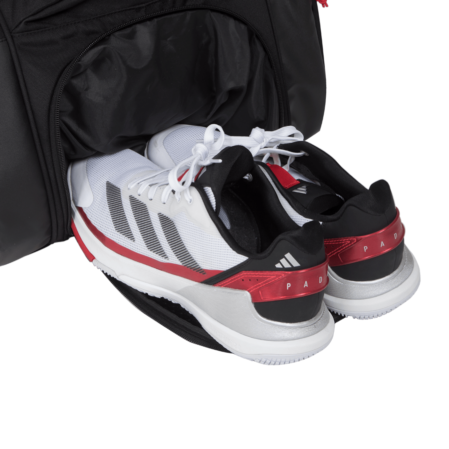 Paletero adidas Multigame Negro/Rojo 3.4- Ale Galán
