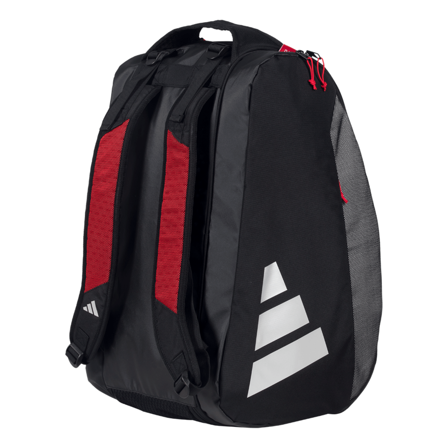 Paletero adidas Multigame Negro/Rojo 3.4- Ale Galán