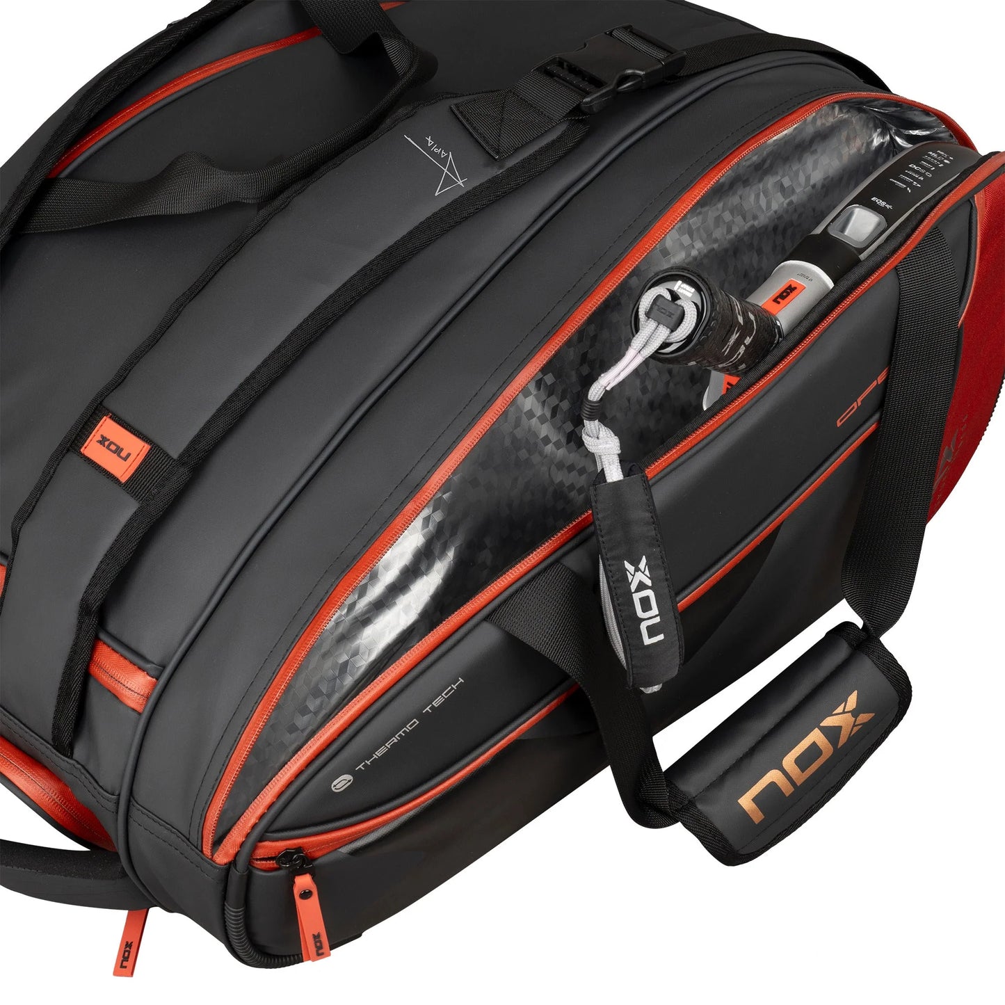 Paletero LUXURY OPEN SERIES negro/rojo
