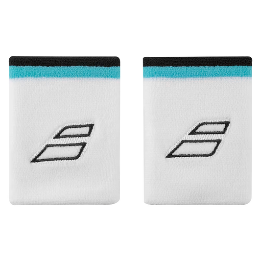 Muñequera Blanco/Azul Babolat