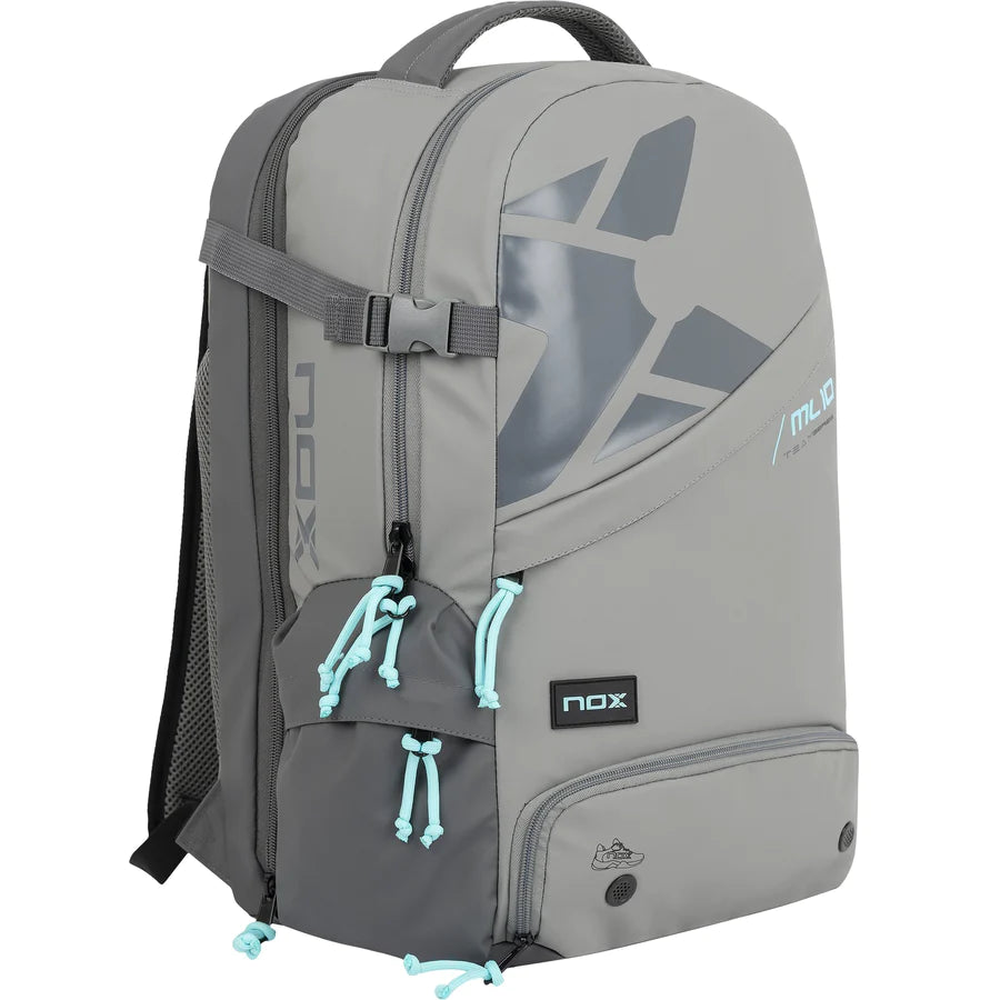 MOCHILA ML10 TEAM SERIES GRIS AZUL