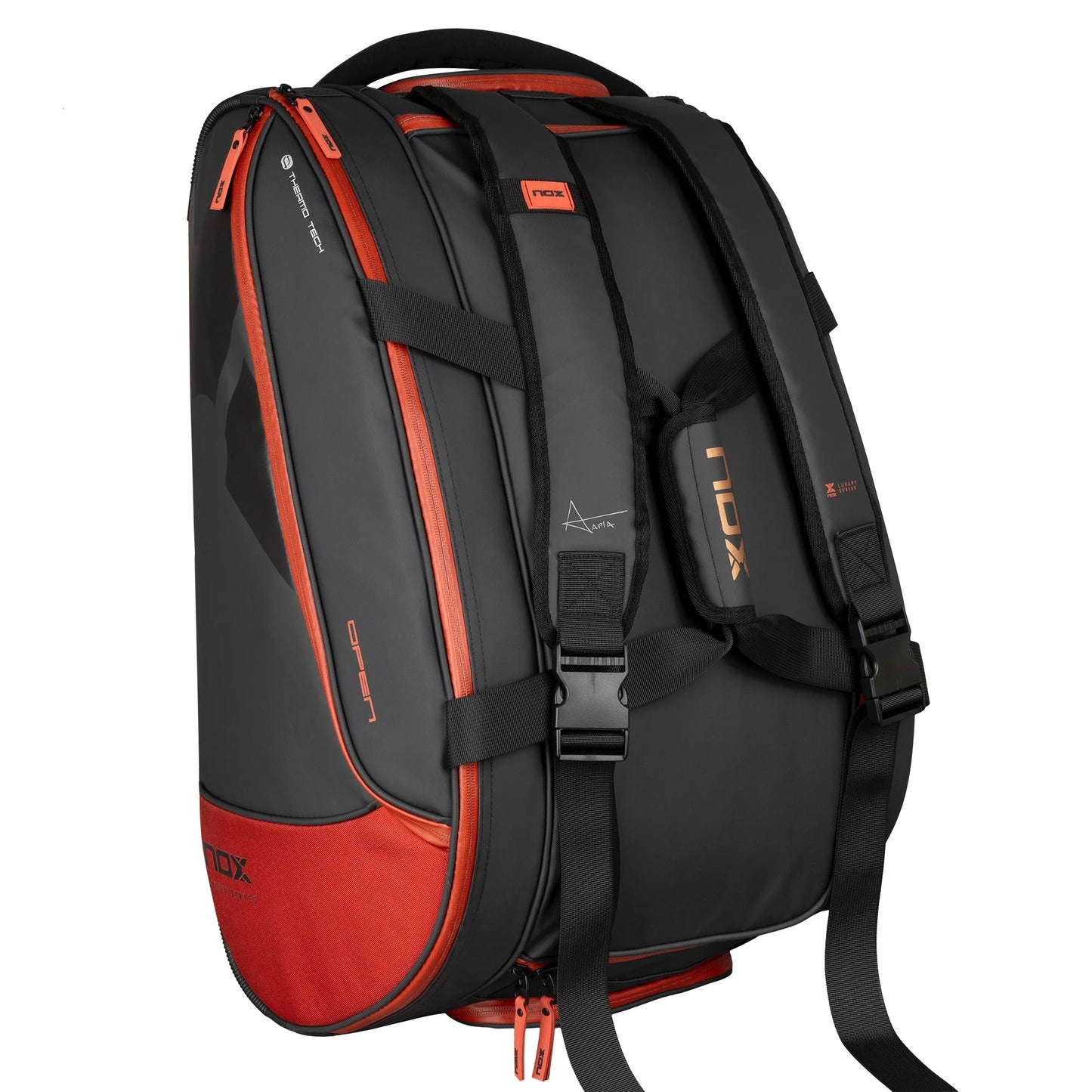 PALETERO LUXURY OPEN SERIES NEGRO/ROJO