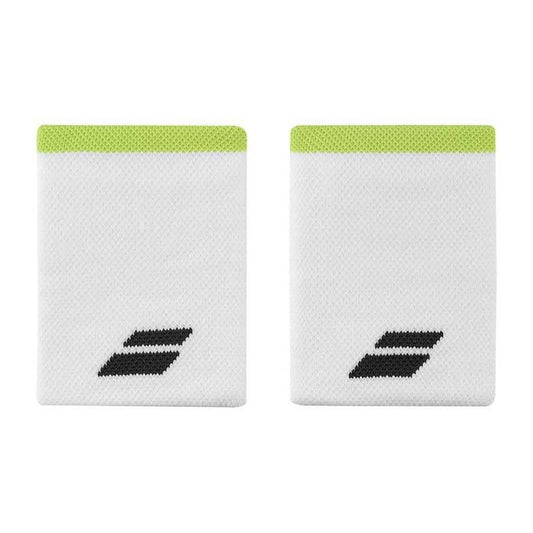 Muñequera Blanco/Verde Babolat